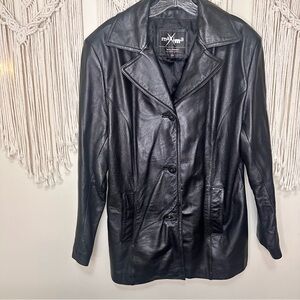 Wilson Maxima Women's Sleek Black Leather Jacket